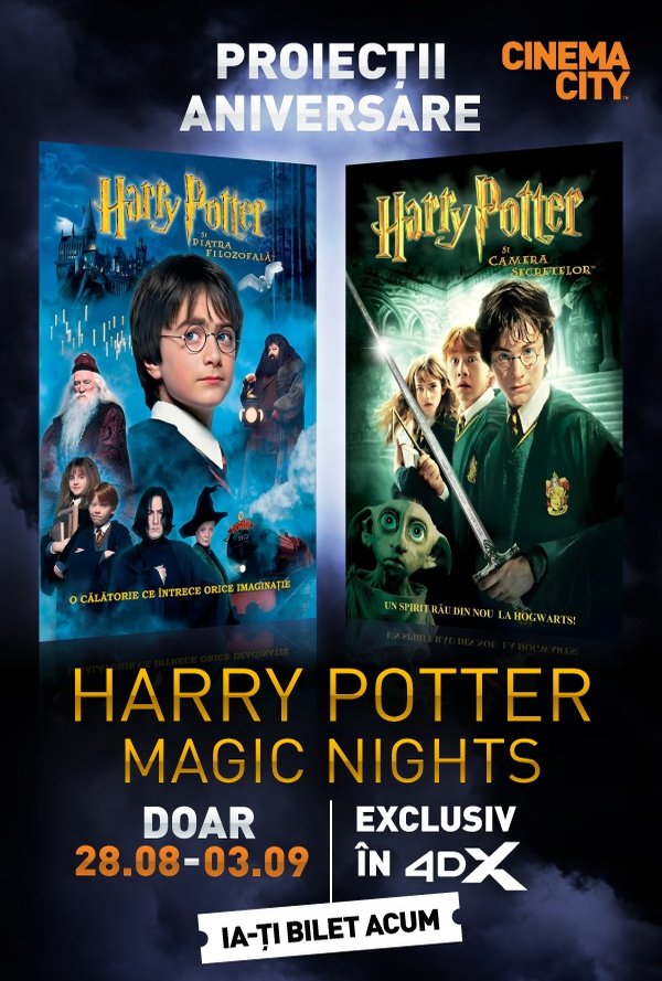 Minimaraton: Harry Potter si piatra filozofala+ Camera secretelor