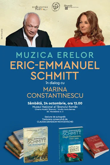 Muzica erelor. Eric-Emmanuel Schmitt în dialog cu Marina Constantinescu