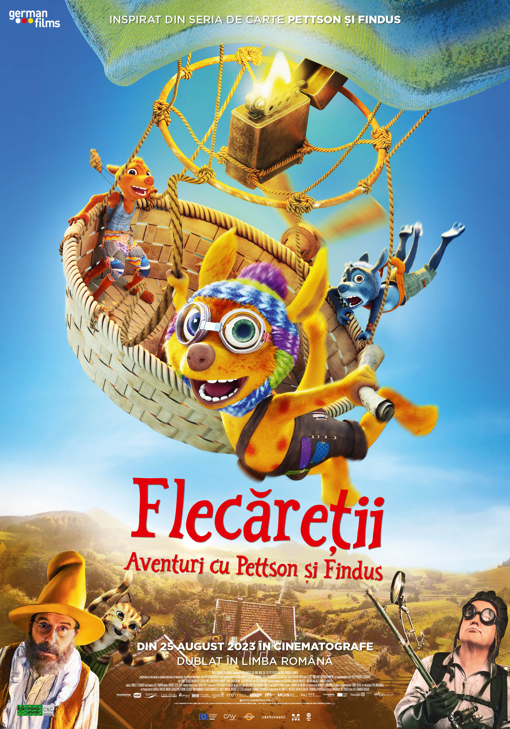 FILM & ATELIER: Flecăreții – Aventuri cu Pettson și Findus