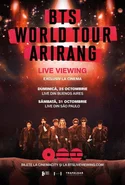 BTS WORLD TOUR 'ARIRANG' IN BUENOS AIRES Poster